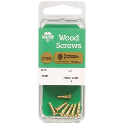 HILLMAN No. 8 X 3/4 in. L Phillips Coarse Wood Screws 1 pk
