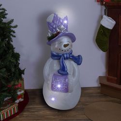 Alpine Winter Snowman 37 in. Porch Decor