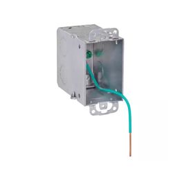 Southwire Old Work Rectangle Galvanized Steel 1 gang Switch Box