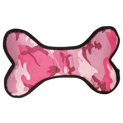 Zanies Toughstructable For Dog Pink Nylon Bone Dog Toy Large 1 pk