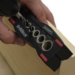 Milescraft DrillBlock Handheld Drill Guide 1 pk