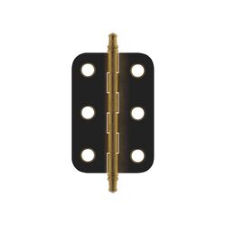 Amerock 1-3/8 in. W X 2-11/16 in. L Antique Brass Steel Decorative Hinge 2 pk