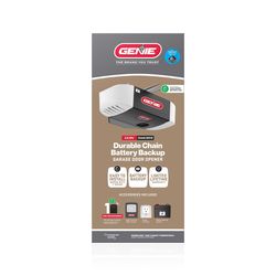 Genie 3/4 HP Chain Drive Garage Door Opener w/Battery Backup