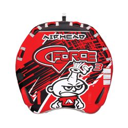 Airhead Nylon Inflatable Red G-Force 3 Towable Tube 78 in. W X 75 in. L