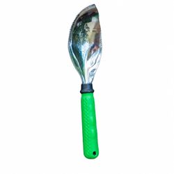 Garden Works 13.13 in. Stainless Steel Soil Scoop Wood Handle