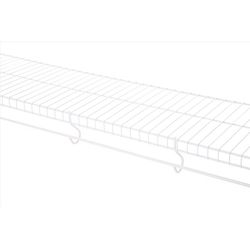 Rubbermaid 1.9 in. H X 12 in. W X 96 in. L Steel Linen Shelf