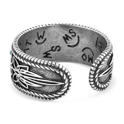 Montana Silversmiths Women's Boot Stitch Turquoise Ring