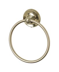 Oakbrook Collection Brushed Nickel Towel Ring Zinc