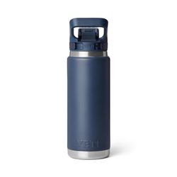 YETI Rambler 26 Navy BPA Free Bottle with Flip Chug Cap