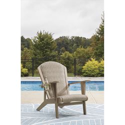 Signature Design by Ashley Bradstreet Bay Brown Wood Frame Adirondack Chair Brown