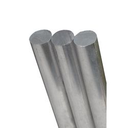 K&S 3/8 in. D X 12 in. L Stainless Steel Unthreaded Rod