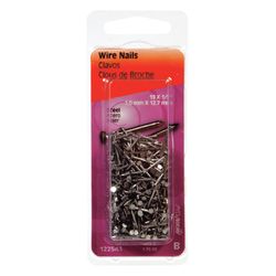 HILLMAN Anchor Wire 19 Ga. X 1/2 in. L Bright Steel Wire Nails 1 pk 1.75 oz
