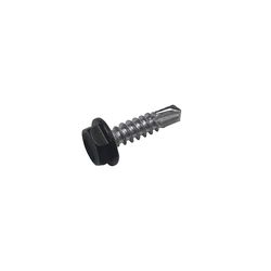 Fortress Building Products Evolution No. 10 Size X 0.75 in. L Black Hex Hex Head Deck Screws 1 pk