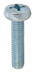 HILLMAN M6-1 Ga. X 25 mm L Phillips Pan Head Zinc-Plated Steel Metric Machine Screws 1 pk