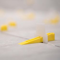 QEP Lash 0.4 in. H X 0.4 in. W X 2.3 in. L Plastic Tile Leveling Wedge 100 pk