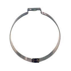 Apollo 1-1/4 in to 1-1/4 in. SAE 28 Silver Pinch Clamp Stainless Steel Band