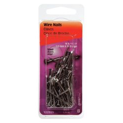 HILLMAN Anchor Wire 16 Ga. X 1-1/4 in. L Bright Steel Wire Nails 1 pk 1.75 oz