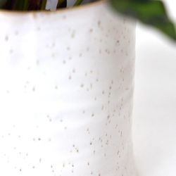 Chive Channa 4.75 in. H X 4.75 in. D Ceramic Cachepot White Speckles