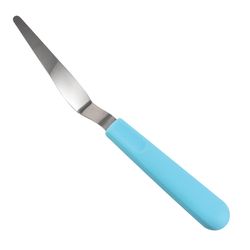 R&M International Corp 9 in. L Icing Spatula Blue/Silver 1 pc