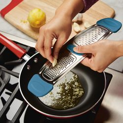 Rachael Ray Blue/Silver Silicone/Stainless Steel Multi-Grater
