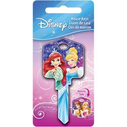 HILLMAN Disney Princesses House Key Blank 66/97 Single For Kwikset and Titan Locks Multicolored