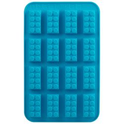 Trudeau Building Blocks Chocolate Mold Blue 2 pc