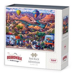 Boardwalk Red Rock Adventures Jigsaw Puzzle Multicolored 500 pc