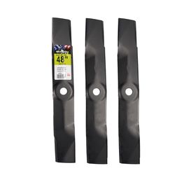 MaxPower 48 in. Standard Mower Blade Set For Riding Mowers 3 pk