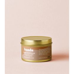 Matr Boomie Beige Amber Sandalwood Scent Candle 3 oz