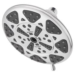 Oxygenics PowerBurst Chrome ABS 6 settings Rainshower Showerhead 1.8 gpm