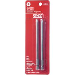 Senco Duraspin Phillips #2 X 5 in. L Replacement Bit Steel 2 pk