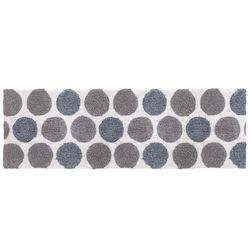 Avanti Linens Dotted Circles 60 in. L X 24 in. W Multicolored Cotton Bath Rug