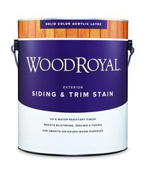 Ace Wood Royal Solid Tintable Flat Tint Base Ultra White Base Acrylic Siding and Trim Stain 1 gal