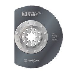 Imperial Blades Starlock 3-3/8 in. L High Speed Steel Segmented Round Oscillating Saw Blade 1 pk