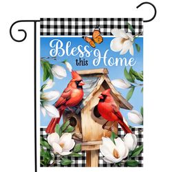 Briarwood Lane Garden Flag 12.5 in. H X 18 in. W