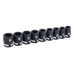 CRAFTSMAN 3/8 in. drive Metric 6 Point Shallow Impact Socket Set 9 pc