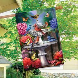 Briarwood Lane House Flag 28 in. H X 40 in. W