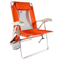 Kijaro 5-Position Orange Beach Beach Chair