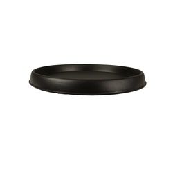 HC Companies Terrazzo 1.67 in. H X 18.88 in. D Plastic Contemporary Plant Saucer Black