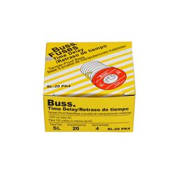 Bussmann 20 amps Tamper Proof Plug Fuse 4 pk