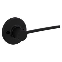 Kwikset Ladera Matte Black Half-Dummy Lever