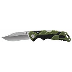 Buck Knives Folding Pursuit Black/Green 420 HC Steel > 6 in. Folding Knife