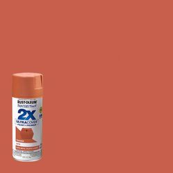 Rust-Oleum Painter's Touch 2X Ultra Cover Satin Cinnamon Paint+Primer Spray Paint 12 oz