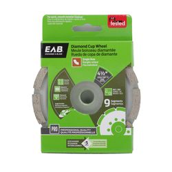 Exchange-A-Blade 4-1/2 in. D X 7/8 in. Segmented Single Row Cup Grinding Wheel 1 pc