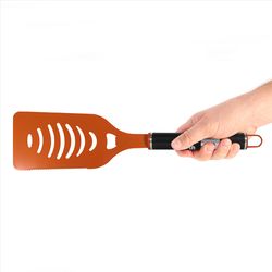 Siskiyou Sports NCAA Metal Black/Orange Grill Tool Set 3 pc