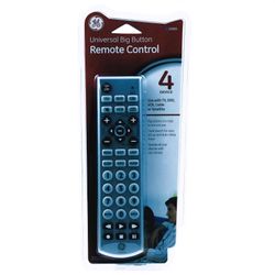 GE Programmable Universal Big Button Remote Control