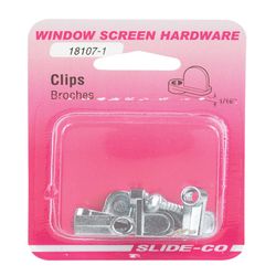 Prime-Line Mill Steel Screen Clip For 1/16 inch 8 pk