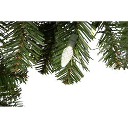 Celebrations Platinum 14 in. D X 9 ft. L LED Prelit Pure White Mixed Pine Christmas Garland