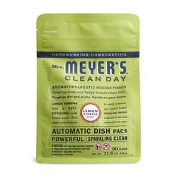 Mrs. Meyer's Clean Day Lemon Verbena Scent Powder Dishwasher Detergent 20 oz