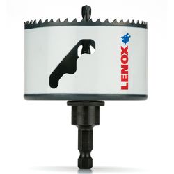 LENOX Speed Slot 3-1/2 in. Bi-Metal 1.5 in. L Hole Saw Arbor Included